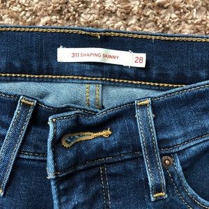 Levi Strauss 311 Shaping Skinny Jeans, Size 28” Regular